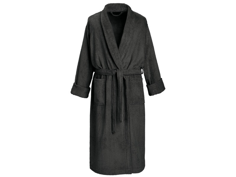 De Witte Lietaer Badjas Etrusk Ebony - L - Unisex - Katoen