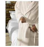 De Witte Lietaer Etrusk Bademantel Creme - XXL - Unisex - Baumwolle - Cremeweiß