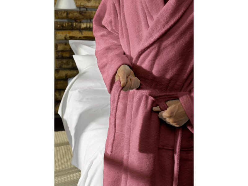De Witte Lietaer Etrusk Carmine Bathrobe - XL - Unisex - Cotton