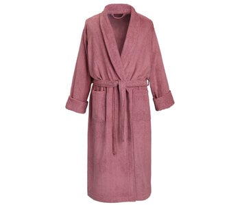 De Witte Lietaer Peignoir unisexe en coton, petit modèle, carmin étrusque