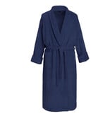 De Witte Lietaer Etrusk Blue Indigo Bademantel - XXL - Unisex - Baumwolle