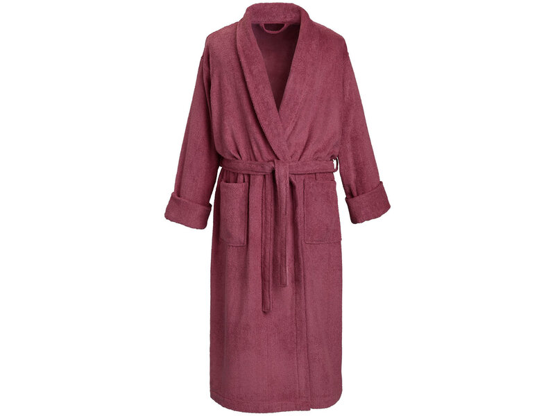 De Witte Lietaer Badjas Etrusk Beet Red - XL - Unisex - Katoen