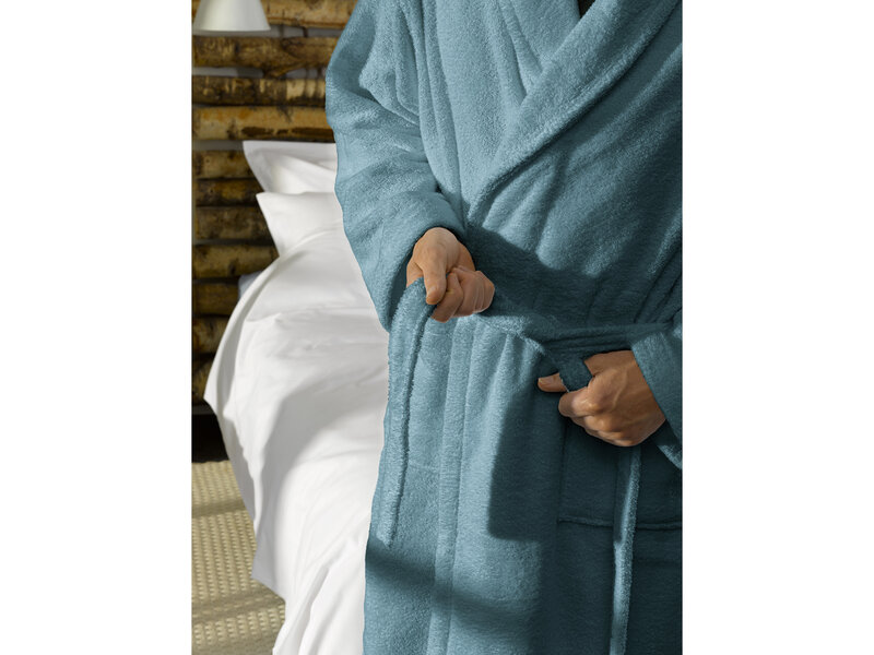 De Witte Lietaer Badjas Etrusk Arctic - XXL - Unisex - Katoen