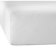 Fitted sheet Elena White 90 x 200/220 Cotton Jersey