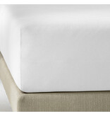 De Witte Lietaer Hoeslaken Elena White - 90 x 200/220 x h 30 - Katoen Jersey