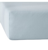 De Witte Lietaer Fitted sheet Elena Stone Blue - 90 x 200/220 xh 30 - Cotton Jersey