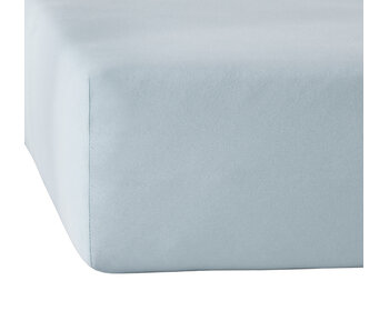 De Witte Lietaer Drap-housse Elena Stone Blue 90 x 200/220 Jersey de coton