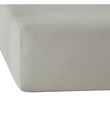 De Witte Lietaer Spannbettlaken Elena Silver - 90 x 200/220 xh 30 - Baumwolljersey