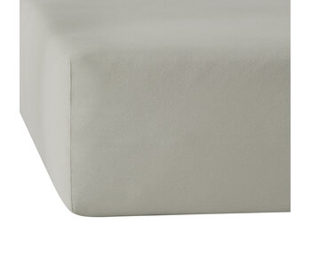 De Witte Lietaer Fitted sheet Elena Silver 90 x 200/220 Cotton Jersey