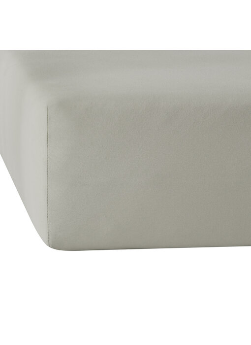 De Witte Lietaer Spannbettlaken Elena Silber 140 x 200/220 Baumwolljersey