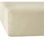 De Witte Lietaer Hoeslaken Elena Sand - 90 x 200/220 x h 30 - Katoen Jersey