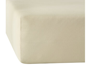 De Witte Lietaer Fitted sheet Elena Sand 90 x 200/220 Cotton Jersey