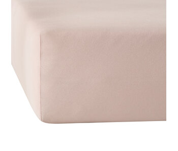 De Witte Lietaer Fitted sheet Elena Pearl Pink 90 x 200/220 Cotton Jersey