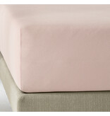 De Witte Lietaer Hoeslaken Elena Pearl Pink - 90 x 200/220 x h 30 - Katoen Jersey
