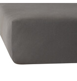 De Witte Lietaer Fitted sheet Elena Grey - 180 x 200/220 xh 30 - Cotton Jersey