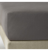 De Witte Lietaer Fitted sheet Elena Grey - 180 x 200/220 xh 30 - Cotton Jersey
