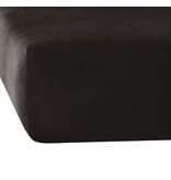 De Witte Lietaer Fitted sheet Elena Black - 90 x 200/220 xh 30 - Cotton Jersey