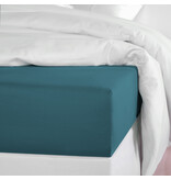 De Witte Lietaer Spannbettlaken Olivia Lake Green - 90 x 200/220 x H 30 - Baumwollsatin