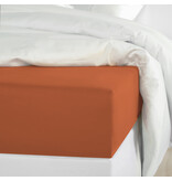 De Witte Lietaer Drap-housse Olivia Caramel - 140 x 200/220 x h 30 - Marron - Satin de coton