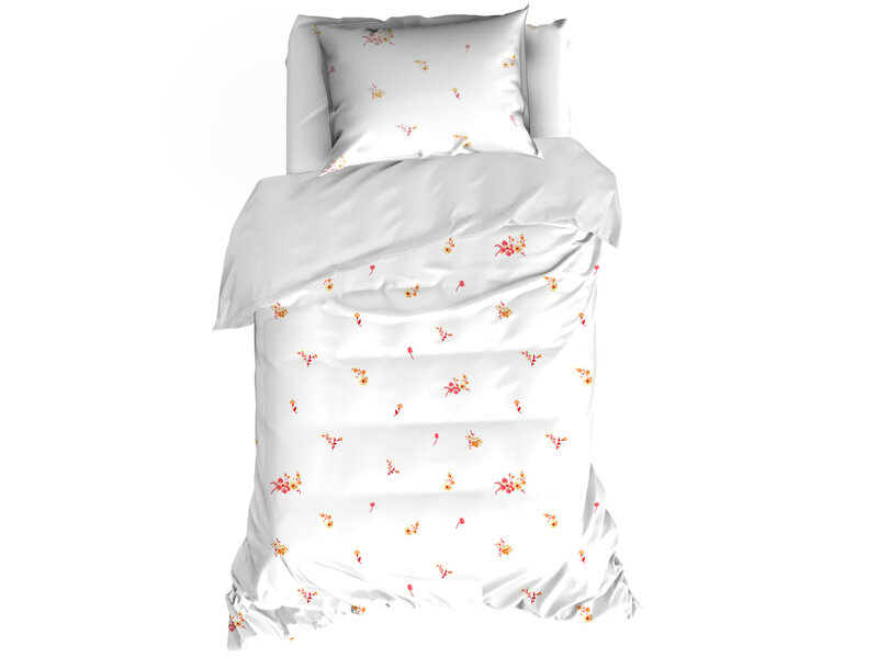 De Witte Lietaer Housse de couette Fiorello Sunkiss - 140 x 200/220 + 60 x 70 cm - Satin de coton