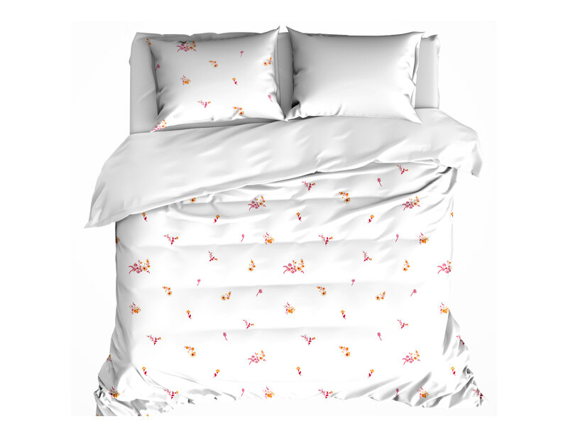 De Witte Lietaer Housse de couette Fiorello Sunkiss - 240 x 220 cm + 2 pièces 60 x 70 cm - Satin de coton