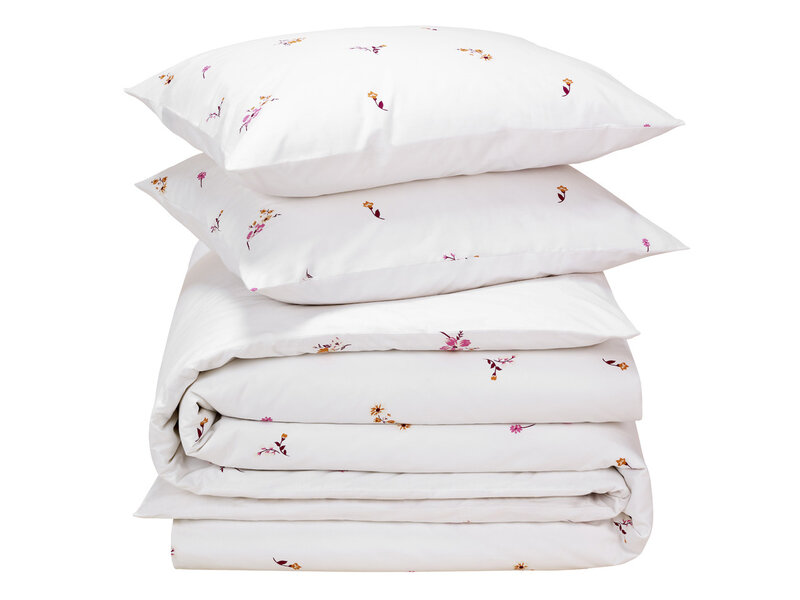 De Witte Lietaer Housse de couette Fiorello Sunkiss - 260 x 240 cm + 2 pièces 60 x 70 cm - Satin de coton