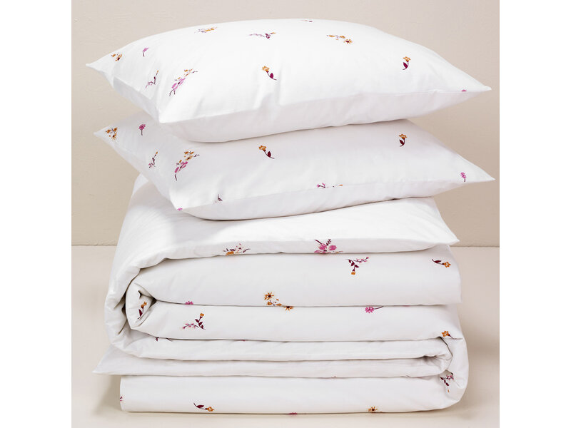 De Witte Lietaer Housse de couette Fiorello Sunkiss - 200 x 200 cm + 2 pièces 60 x 70 cm - Satin de coton