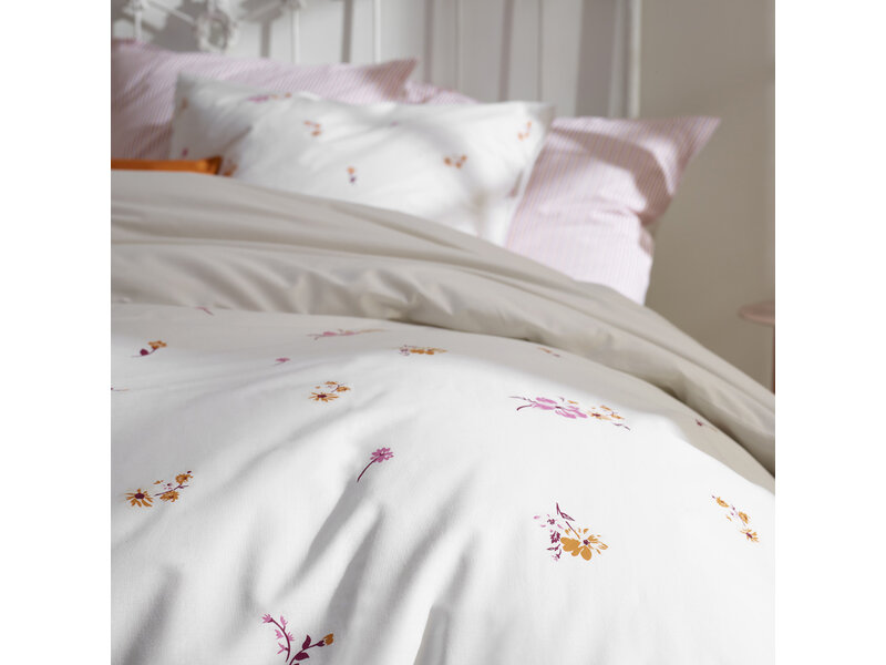 De Witte Lietaer Fiorello Sunkiss Bettbezug - 200 x 200 cm + 2 Stk. 60 x 70 cm - Baumwollsatin