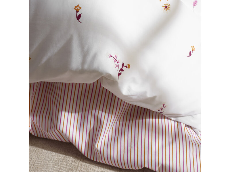 De Witte Lietaer Housse de couette Fiorello Sunkiss - 260 x 240 cm + 2 pièces 60 x 70 cm - Satin de coton