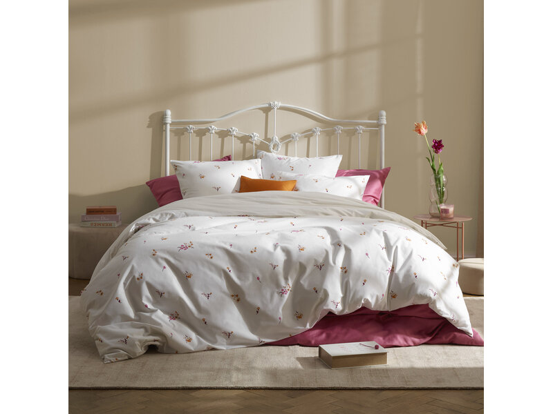 De Witte Lietaer Housse de couette Fiorello Sunkiss - 260 x 240 cm + 2 pièces 60 x 70 cm - Satin de coton