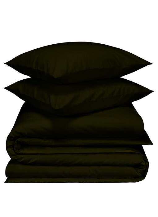 De Witte Lietaer Duvet cover Laura Khaki 200 x 200 cm Cotton Flannel