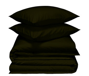 De Witte Lietaer Dekbedovertrek Laura Khaki 240 x 220 cm Katoen Flanel