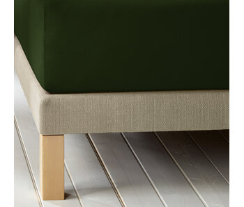 De Witte Lietaer Hoeslaken Laurence Kahki 180 x 200/220 Katoen Flanel