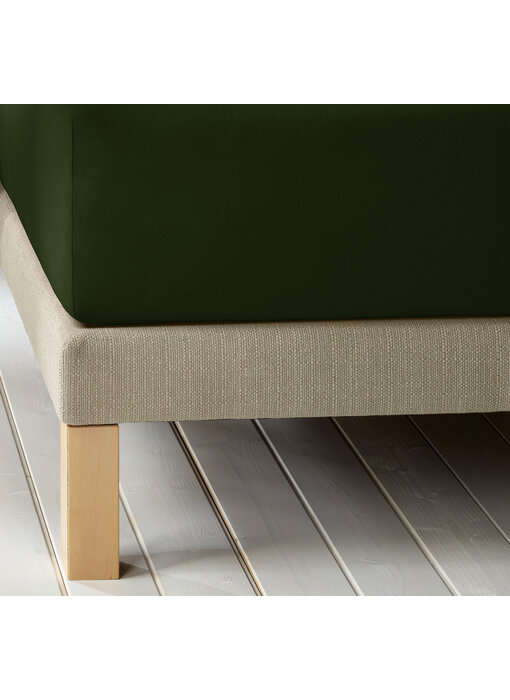 De Witte Lietaer Hoeslaken Laurence Kahki 90 x 200/220 Katoen Flanel