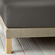 Fitted sheet Laurence Ebony 140 x 200/220 Cotton Flannel