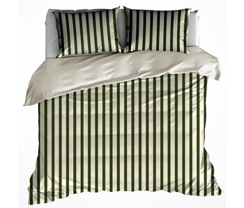 De Witte Lietaer Bettbezug Matcha Winter Moss 200 x 200 cm Baumwollflanell