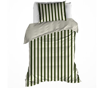 De Witte Lietaer Bettbezug Matcha Winter Moss 140 x 200/220 cm Baumwollflanell