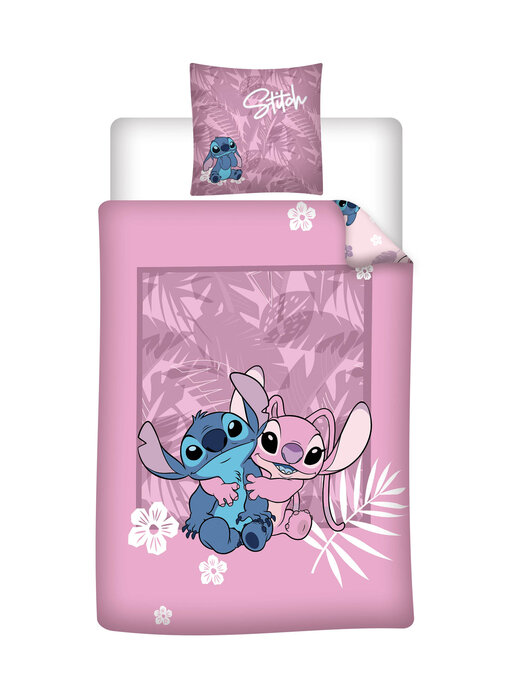 Disney Lilo & Stitch Bettbezug Friends 140 x 200 cm / 65 x 65 cm Flanell