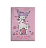 Hello Kitty Plaid polaire Kuromi - 100 x 140 cm - Polyester