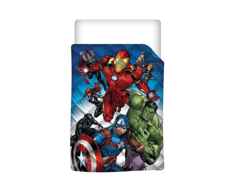 Marvel Avengers Bedspread Action - 140 x 200 cm - Polyester