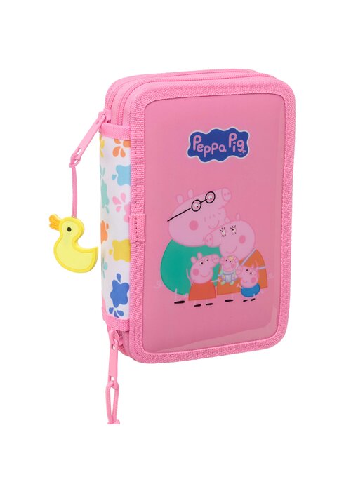 Peppa Pig Filled pencil case (29 pieces) 19.5 x 12.5 x 4 cm Polyester