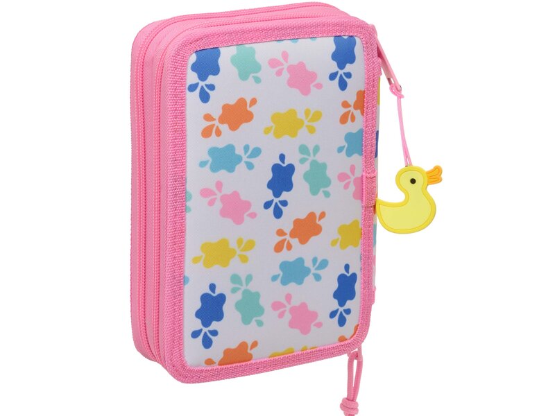 Peppa Pig Gefülltes Federmäppchen - 29-teilig - 19,5 x 12,5 x 4 cm - Polyester