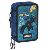 Hoe Tem je een Draak Filled pencil case - 37 pieces - 19.5 x 12.5 x 5.5 cm - Polyester