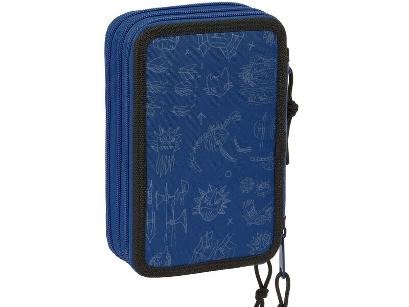 Hoe Tem je een Draak Gefülltes Federmäppchen - 37-teilig - 19,5 x 12,5 x 5,5 cm - Polyester