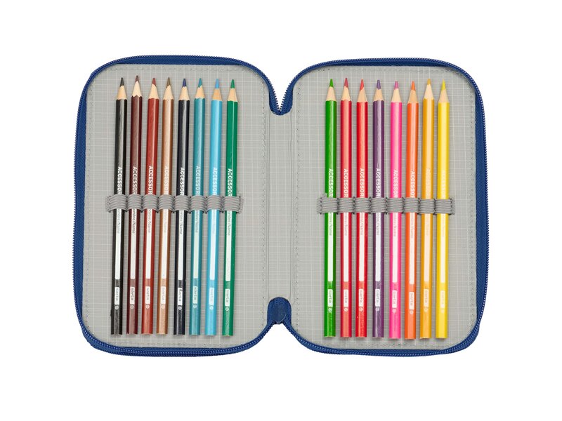 Hoe Tem je een Draak Gevuld etui Sky - 37 stuks - 19.5 x 12.5 x 5.5 cm - Polyester