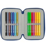 Hoe Tem je een Draak Trousse remplie - 37 pièces - 19,5 x 12,5 x 5,5 cm - Polyester