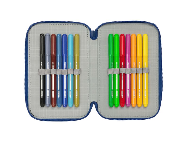 Hoe Tem je een Draak Gevuld etui Sky - 37 stuks - 19.5 x 12.5 x 5.5 cm - Polyester