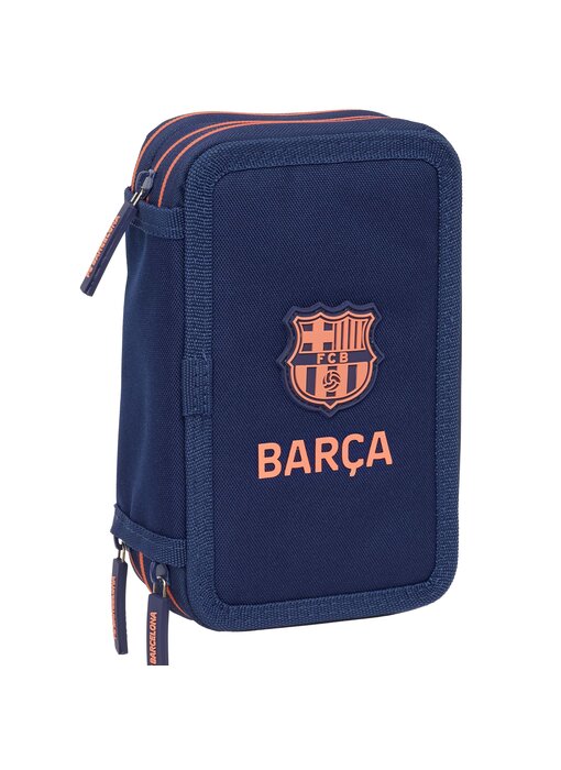 FC Barcelona Filled pencil case Score (37 pieces) 19.5 x 12.5 x 5.5 cm Polyester