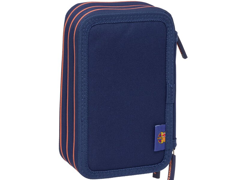 FC Barcelona Score Filled Pencil Case - 37 Pieces - 19.5 x 12.5 x 5.5 cm - Polyester