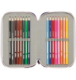 FC Barcelona Gevuld etui Score - 37 stuks - 19.5 x 12.5 x 5.5 cm - Polyester